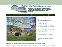 Tablet Screenshot of calpark.org